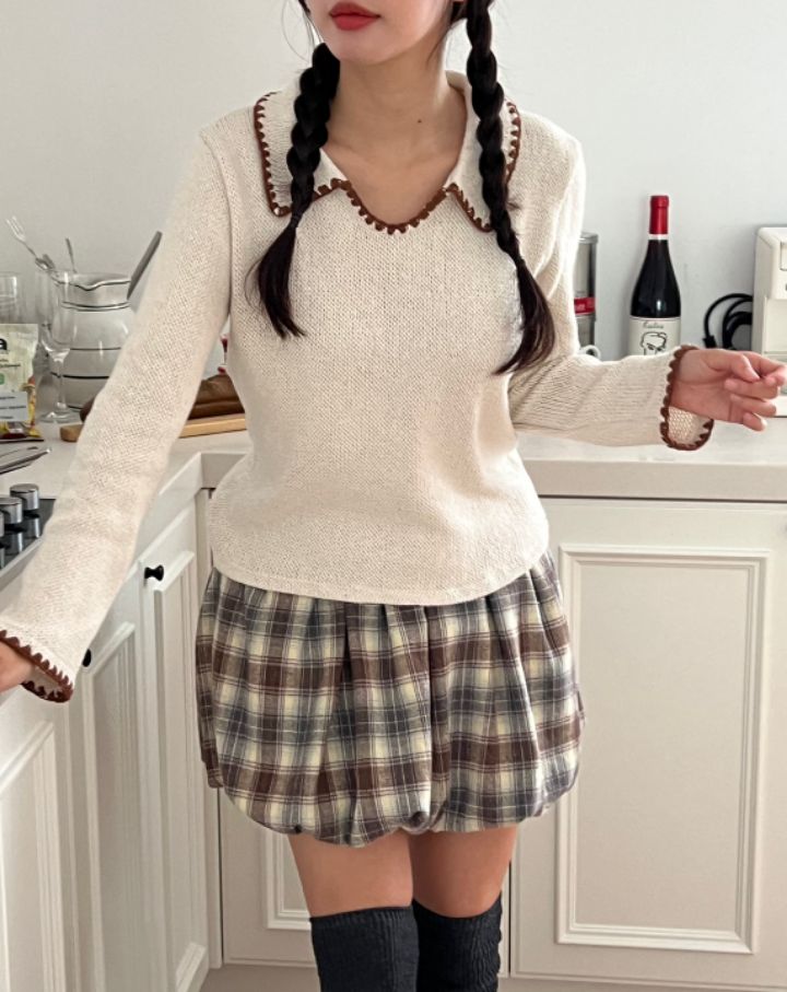 by hey/To Sewing韓國直郵東大門實拍女裝新款人氣針織衫BY HEY/TO SEWING針織衫圖色4