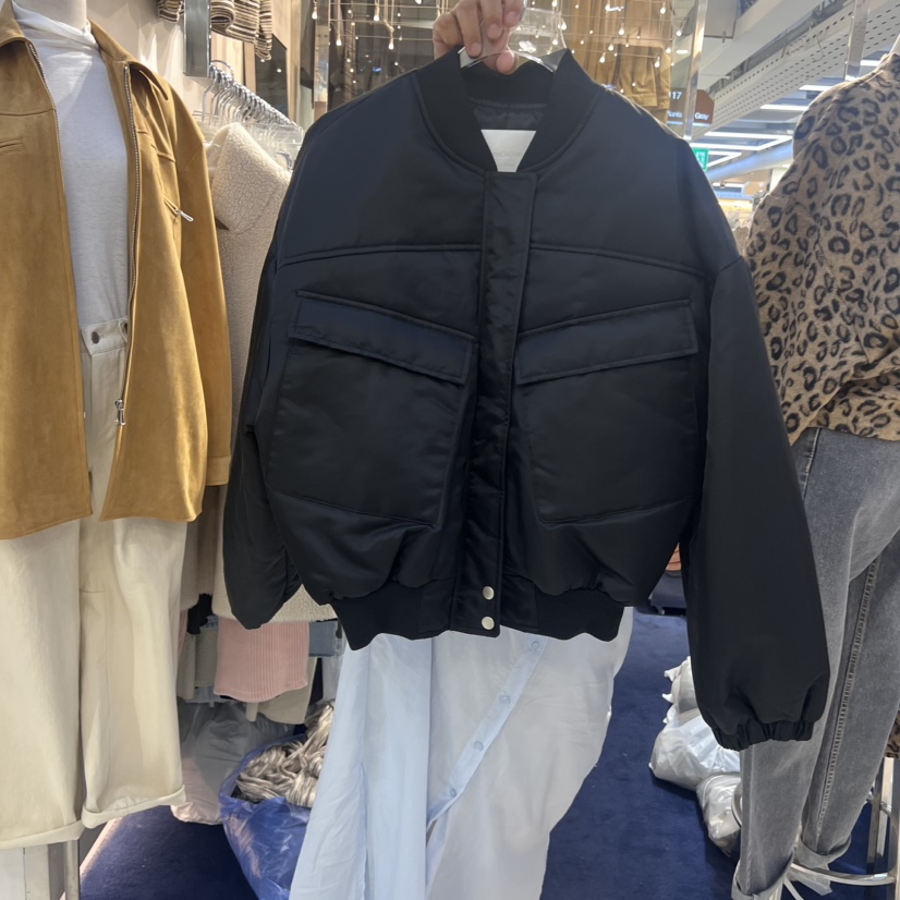 PLANTS ON GRAY韓國直郵東大門代購女裝新品時尚短款棉服PLANTS ON GRAY短款棉服圖色2