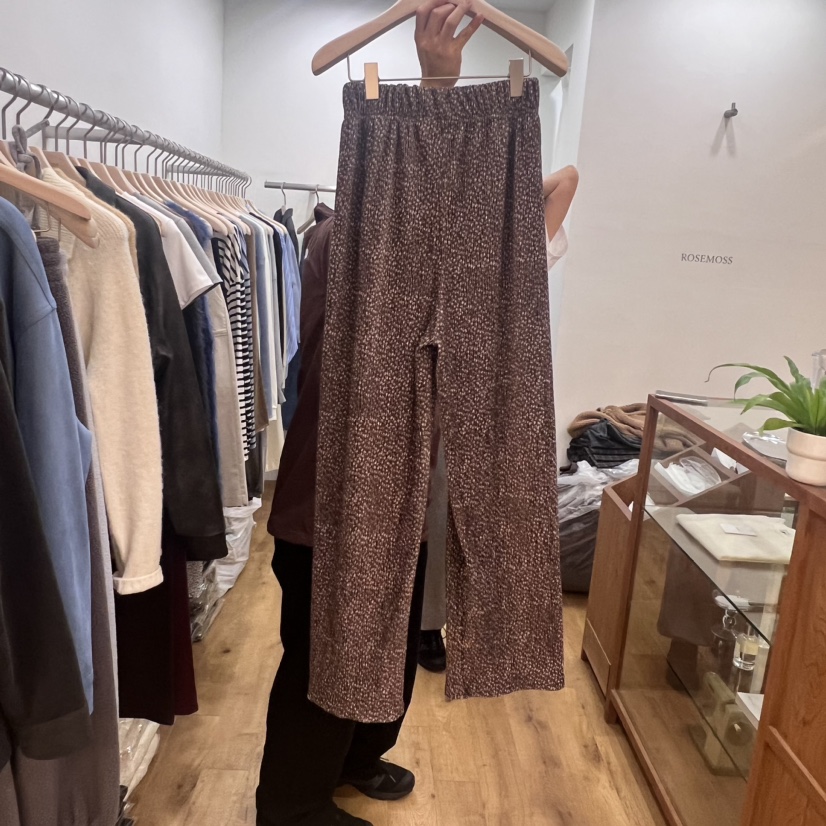 ORDINARYA韓國直郵女裝新品人氣真品熱賣24秋冬休閑褲百褶ROESMMOSS休閑褲