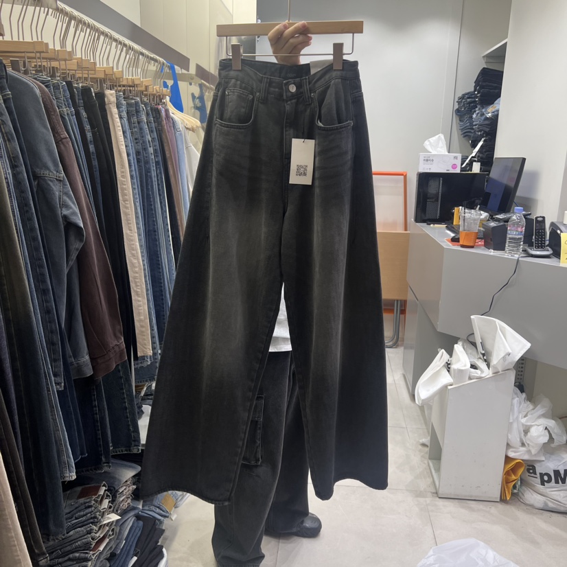 ODIF韓國直郵東大門代購女裝新品推薦人氣真品休閑職業牛仔褲ODIF牛仔褲