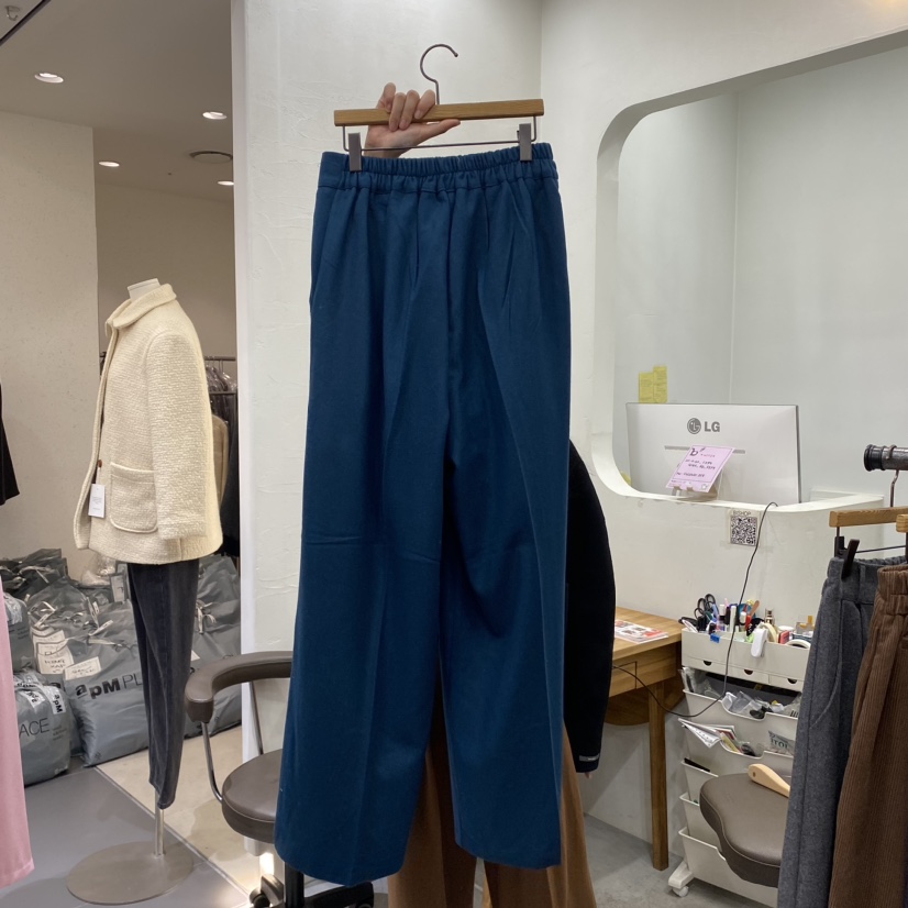 b#/BISHOP韓國直郵東大門代購女裝新款推薦人氣休閑褲羊毛b#/BISHOP休閑褲
