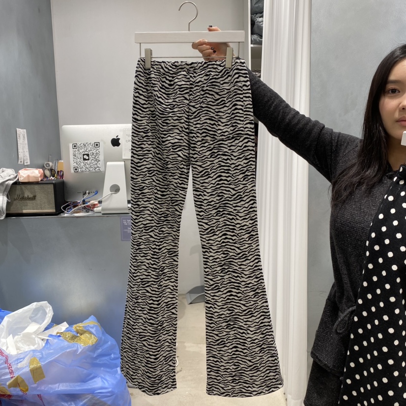 RIBBON韓國直郵女裝新品休閑24秋冬真品職業時尚推薦休閑褲RIBBON休閑褲