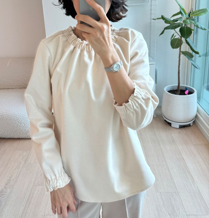 DAILY PROJECT直郵韓國代購女裝新品24秋冬休閑襯衫蕾絲衫DAILY PROJECT襯衫/蕾絲衫圖色2