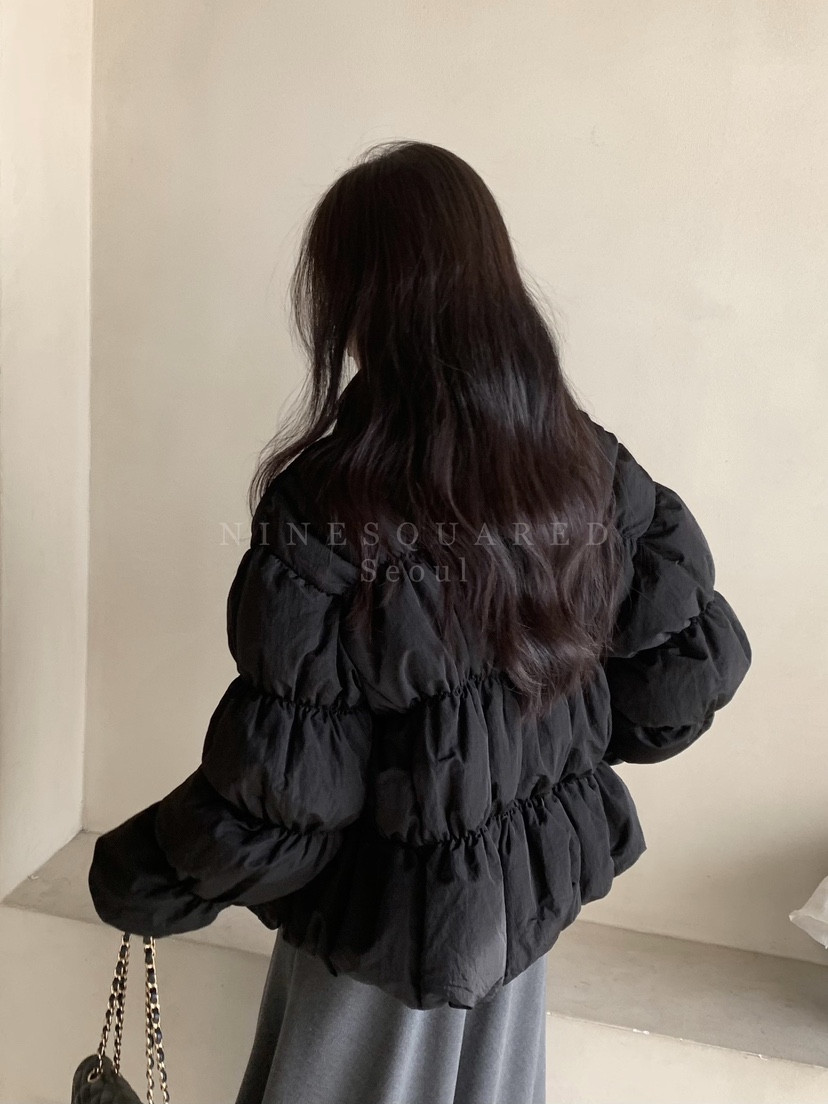 NINESQUARED直郵韓國代購女裝新品24秋冬時尚推薦短款棉服NINESQUARED短款棉服