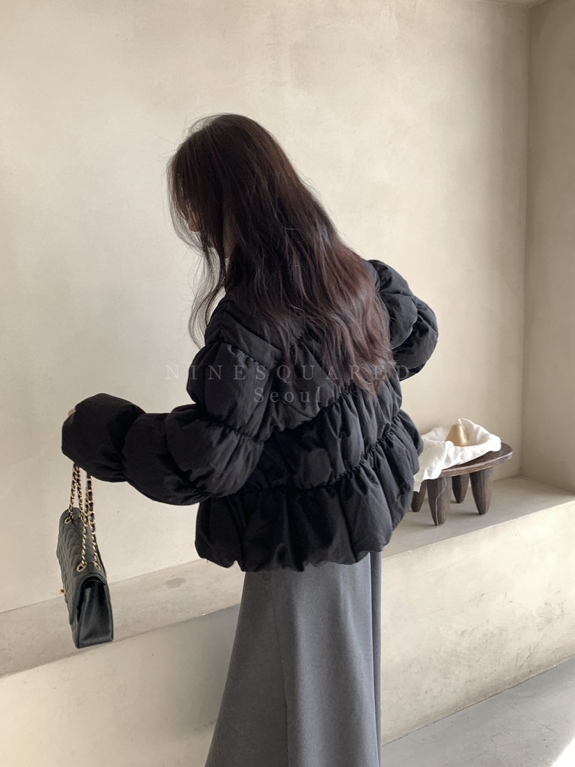 NINESQUARED直郵韓國代購女裝新品24秋冬時尚推薦短款棉服NINESQUARED短款棉服