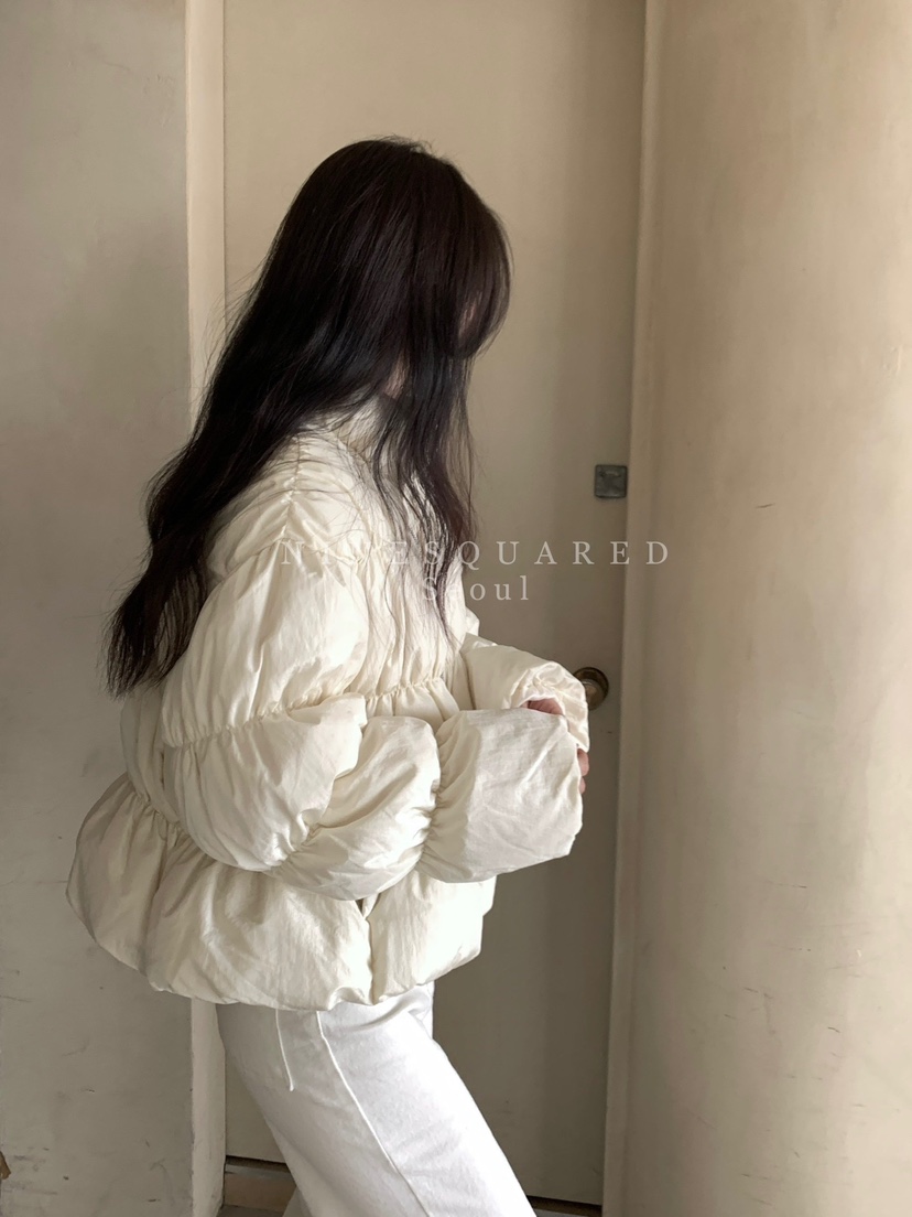 NINESQUARED直郵韓國代購女裝新品24秋冬時尚推薦短款棉服NINESQUARED短款棉服