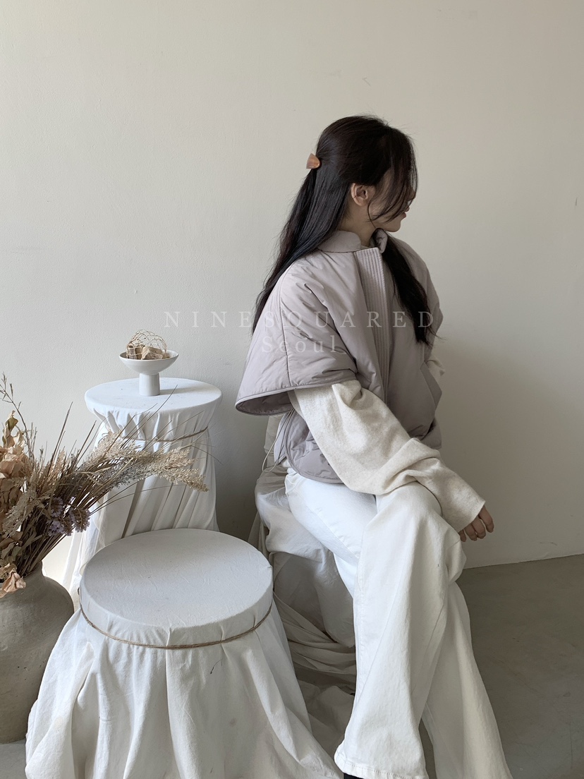 NINESQUARED韓國直郵女裝新款人氣真品職業熱賣時尚短款棉服NINESQUARED短款棉服