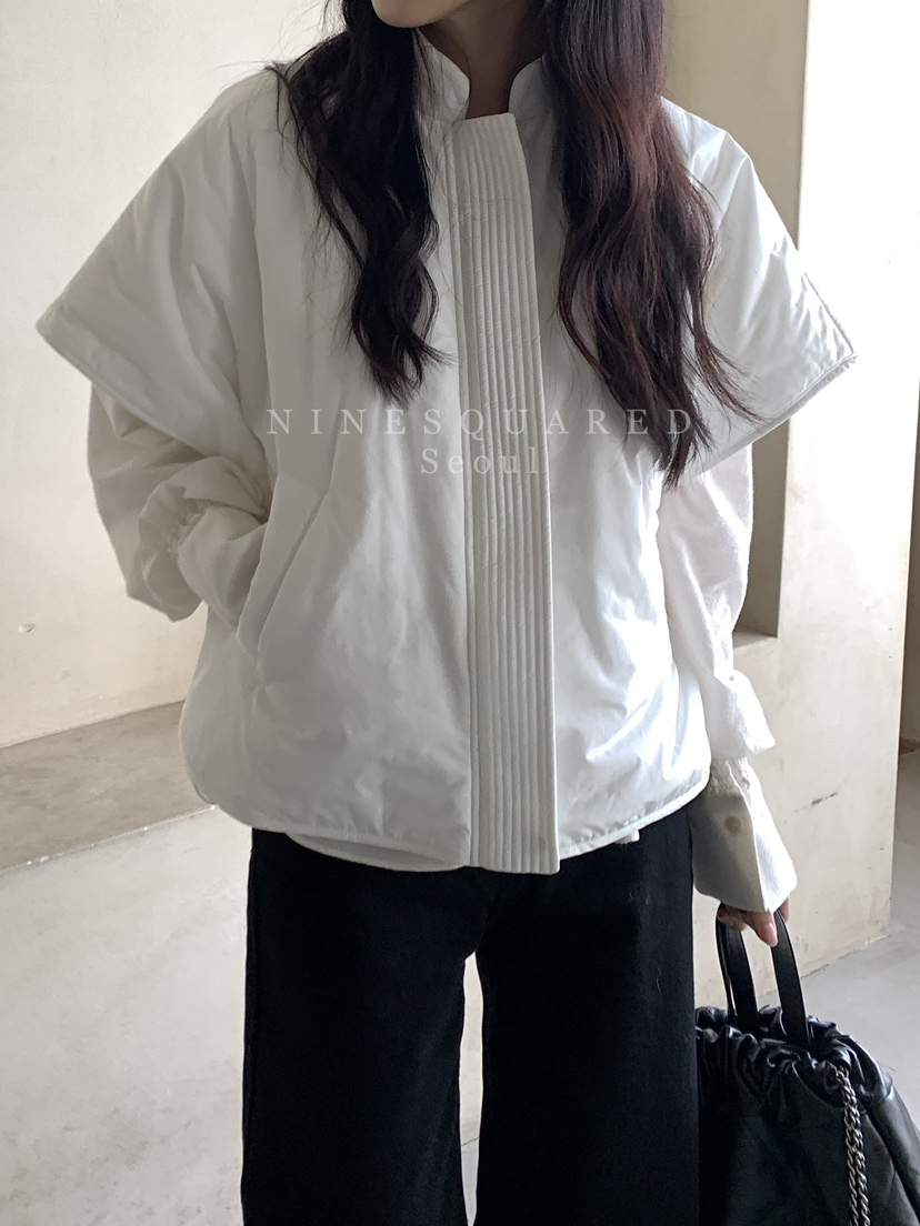 NINESQUARED韓國直郵女裝新款人氣真品職業熱賣時尚短款棉服NINESQUARED短款棉服