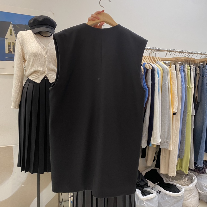 LENUE韓國直郵女裝新品人氣時尚真品24秋冬職業休閑推薦馬甲LENUE馬甲