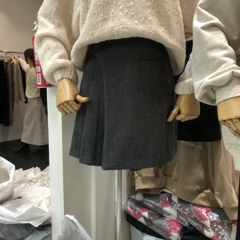 DAISY DRESS韓國直郵東大門實拍女裝新品休閑時尚短裙羊毛DAISY DRESS短裙圖色2