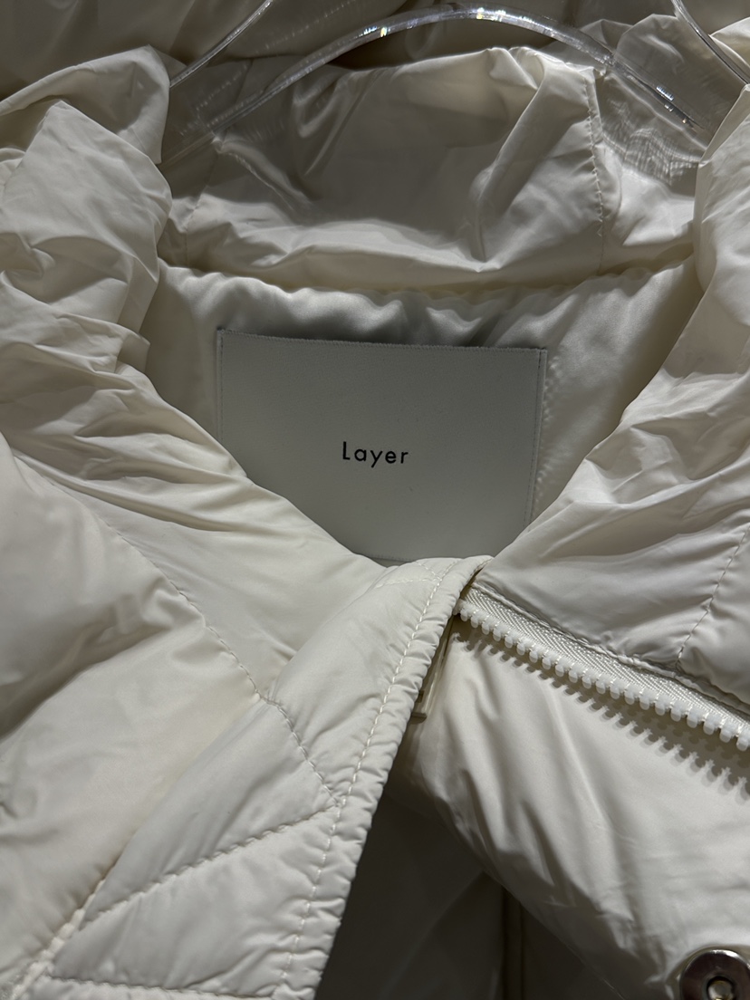 LAYER韓國直郵東大門實拍女裝新品人氣短款棉服短款連帽鴨絨LAYER短款棉服