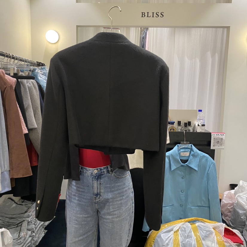 BLISS韓國直郵女裝新品人氣24秋冬推薦休閑時尚真品熱賣夾克BLISS夾克