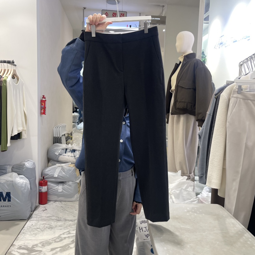 URBANE cloth韓國直郵女裝新品熱賣24秋冬休閑休閑褲加絨URBANE cloth休閑褲圖色2