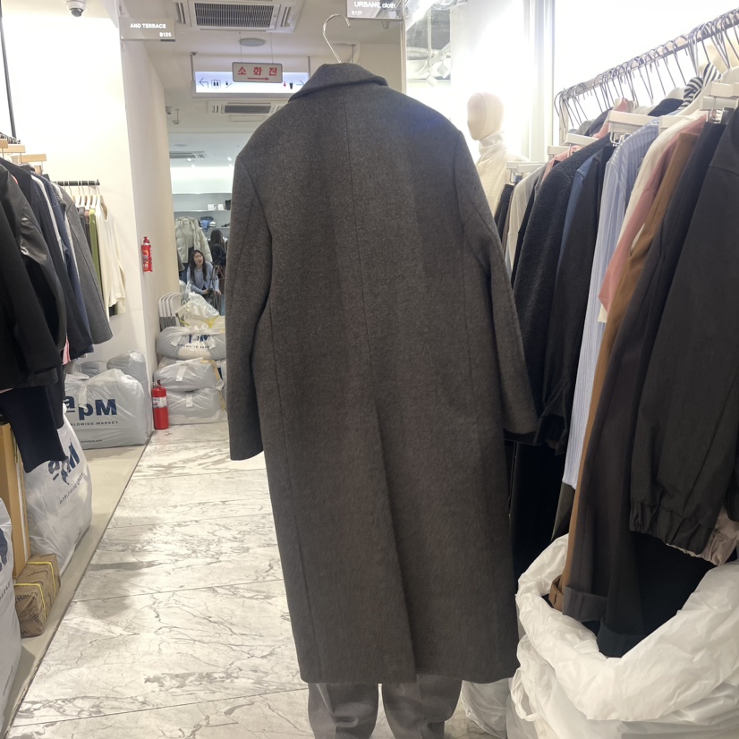 URBANE cloth直郵韓國代購女裝新品推薦休閑時尚中長款大衣URBANE cloth中長款大衣