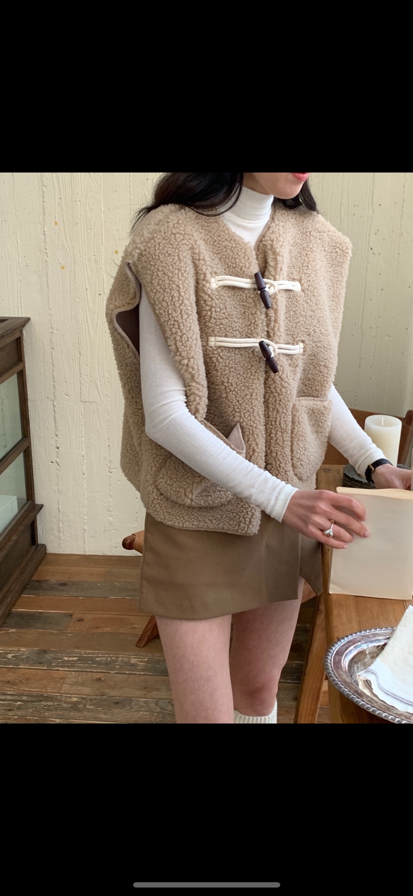 EOMPIT直郵韓國代購女裝新款人氣時尚休閑真品推薦職業馬甲EOMPIT馬甲