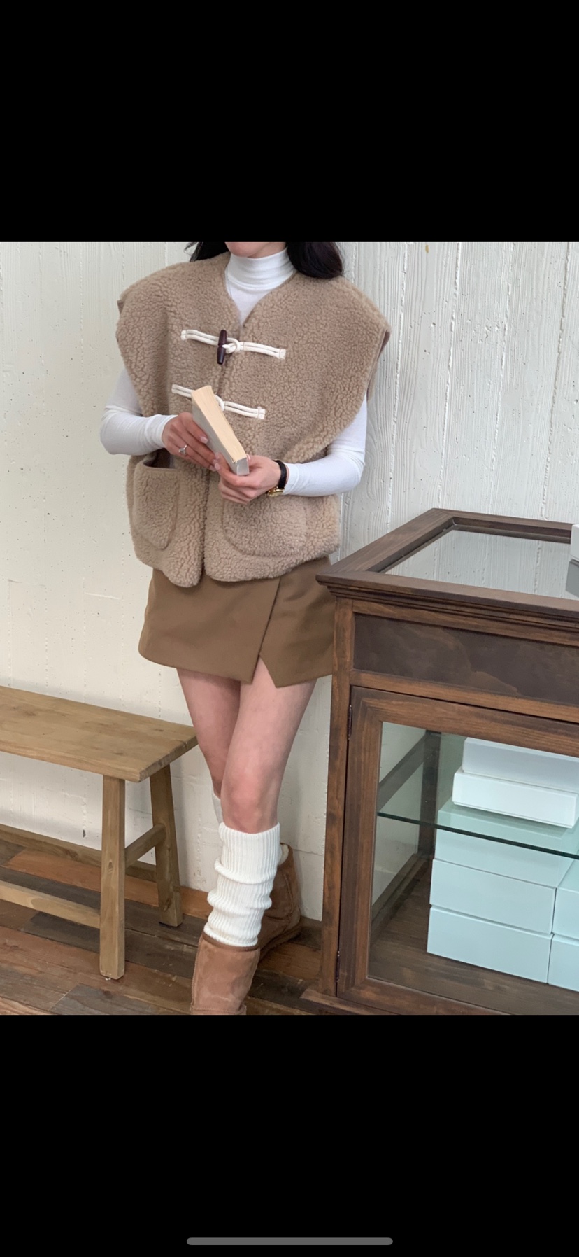 EOMPIT直郵韓國代購女裝新款人氣時尚休閑真品推薦職業馬甲EOMPIT馬甲