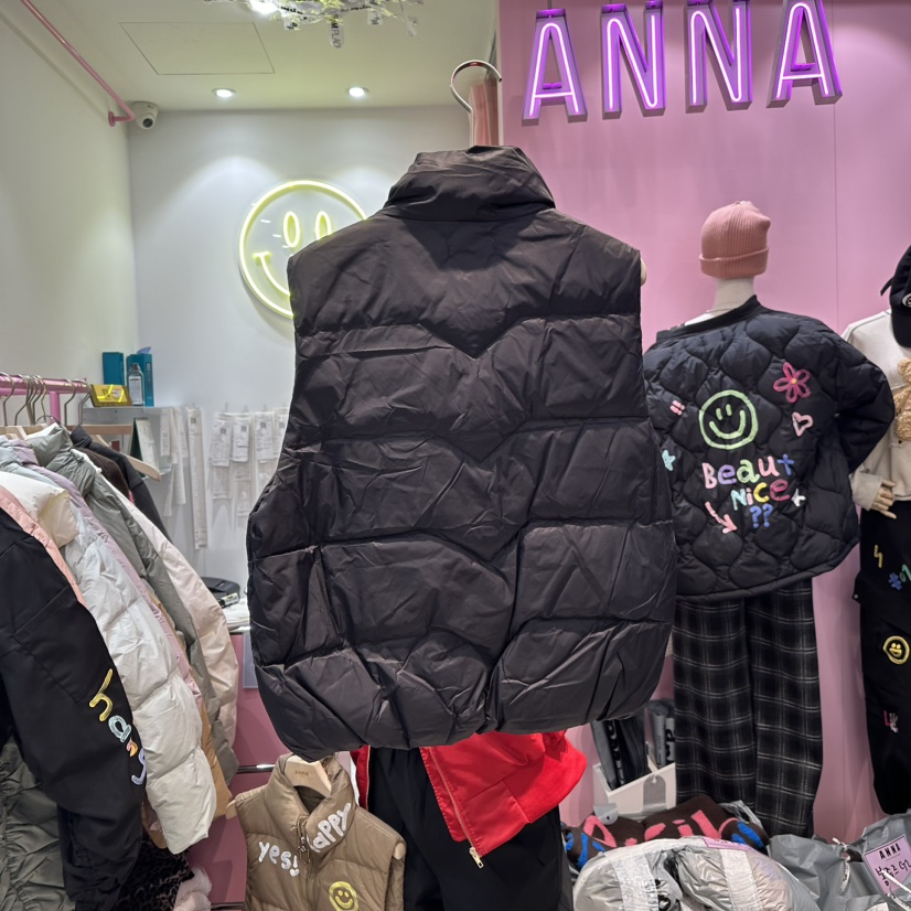 ANNA韓國直郵東大門實拍女裝新品職業推薦人氣休閑熱賣馬甲ANNA馬甲