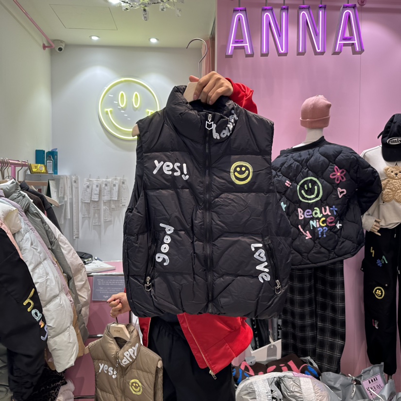 ANNA韓國直郵東大門實拍女裝新品職業推薦人氣休閑熱賣馬甲ANNA馬甲圖色2