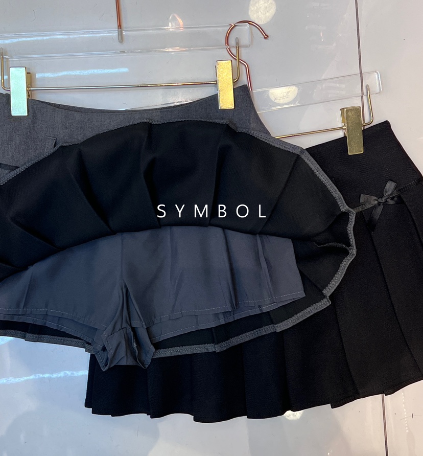 SYMBOL韓國直郵女裝新品熱賣真品24秋冬推薦職業時尚短裙SYMBOL短裙