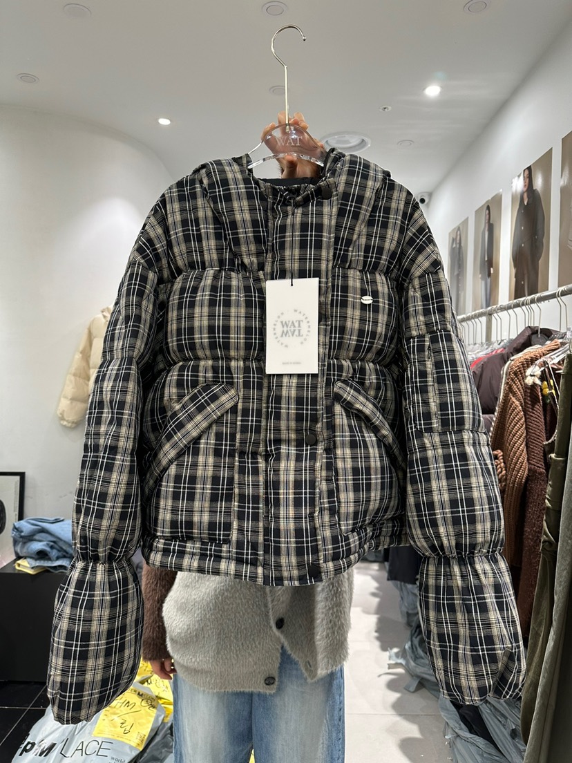 WATERMELON韓國直郵女裝新品熱賣24秋冬短款羽絨服填充鴨絨WATERMELON短款羽絨服圖色1