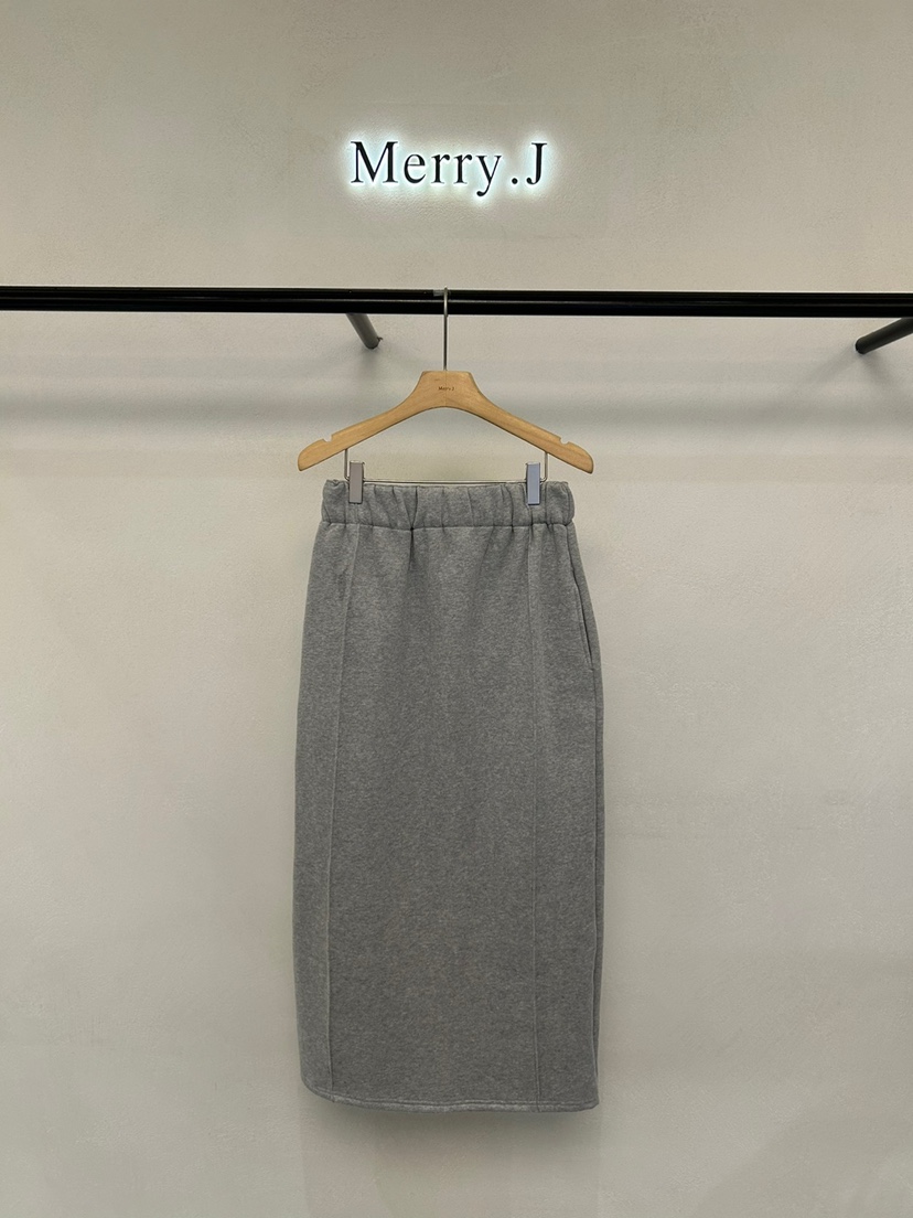 MERRY-J韓國直郵東大門實拍女裝新款推薦職業24秋冬長裙MERRY-J長裙圖色2