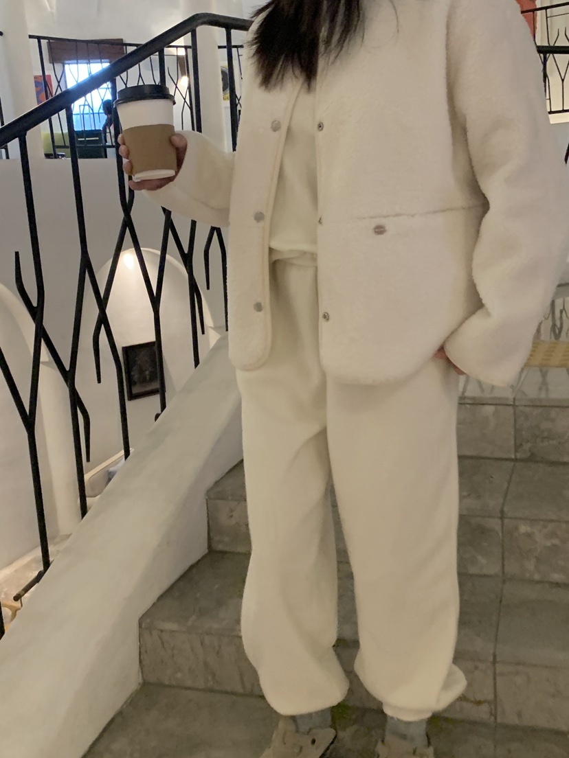 MEMO CLASSIC韓國直郵女裝新款真品職業推薦人氣休閑夾克羊毛MEMO CLASSIC夾克