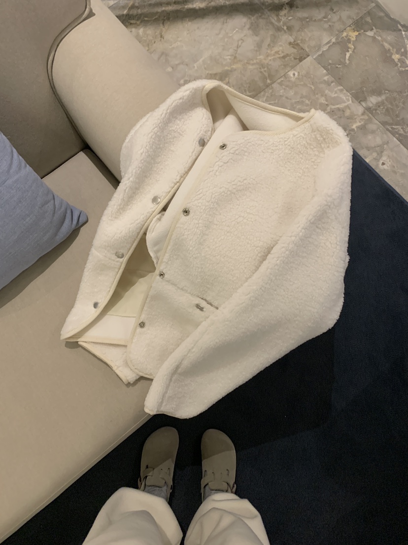 MEMO CLASSIC韓國直郵女裝新款真品職業推薦人氣休閑夾克羊毛MEMO CLASSIC夾克