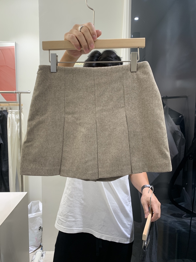 MEMO CLASSIC韓國直郵東大門代購女裝新品推薦休閑裙褲羊毛MEMO CLASSIC裙褲