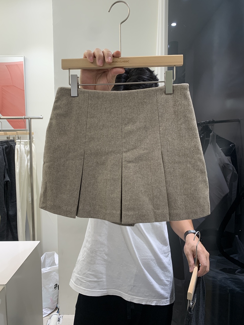 MEMO CLASSIC韓國直郵東大門代購女裝新品推薦休閑裙褲羊毛MEMO CLASSIC裙褲