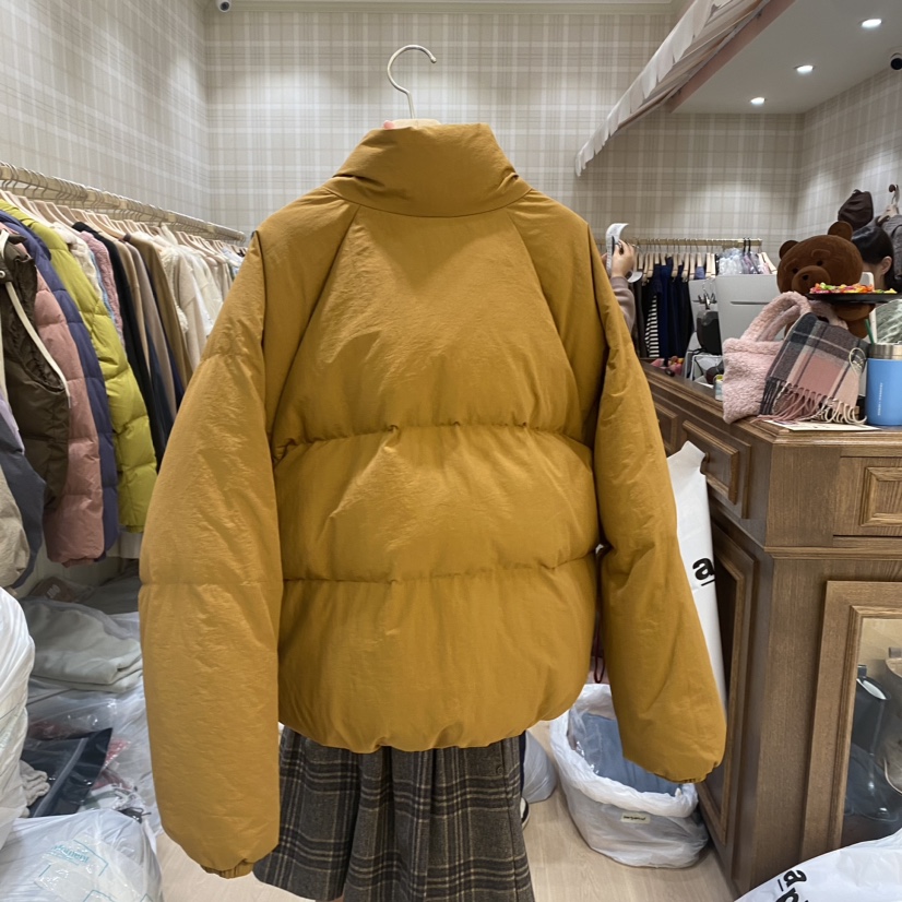 OURMOMENT直郵韓國代購女裝新品24秋冬真品推薦短款羽絨服OURMOMENT短款羽絨服