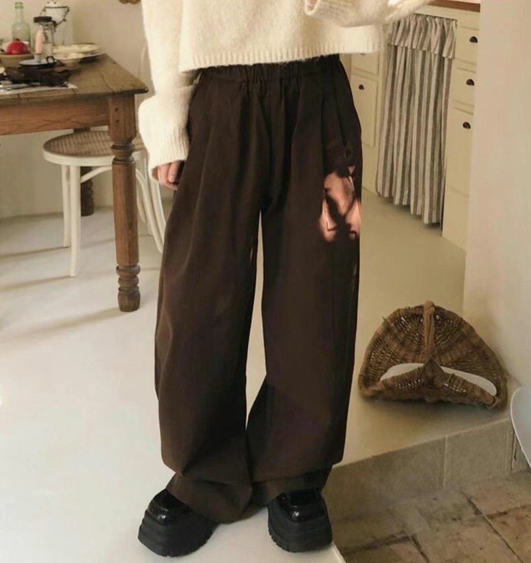 LUNE___韓國直郵東大門代購女裝新品推薦時尚人氣24秋冬休閑褲BROTE休閑褲