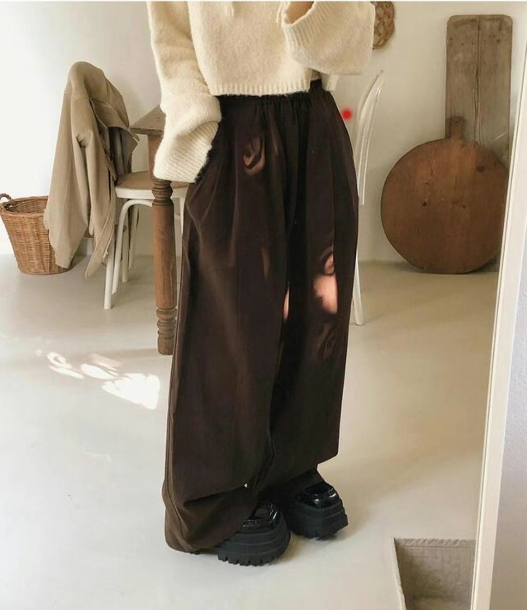 LUNE___韓國直郵東大門代購女裝新品推薦時尚人氣24秋冬休閑褲BROTE休閑褲