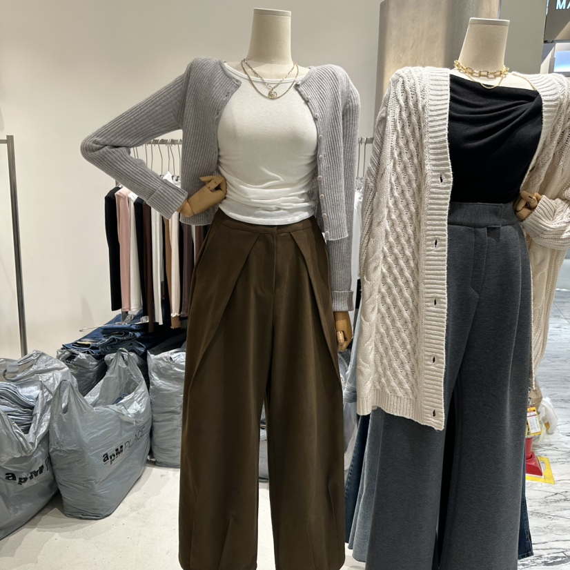 MAGNOLIA36-P直郵韓國代購女裝新款真品24秋冬人氣休閑褲MAGNOLIA36-P休閑褲