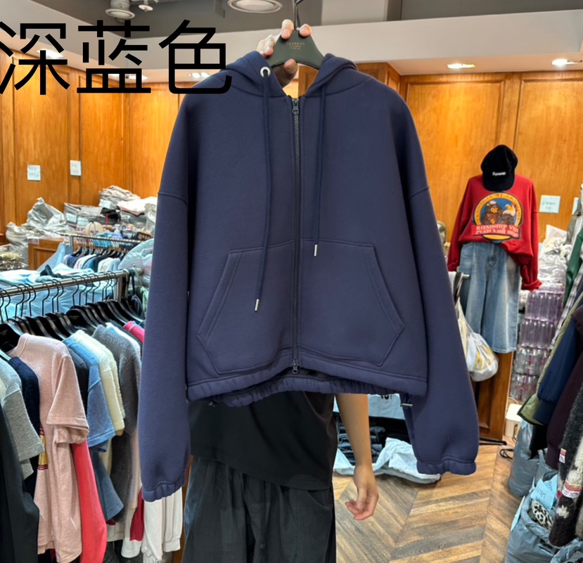 GARMENT直郵韓國代購女裝新品推薦真品24秋冬夾克兜帽貂皮GARMENT夾克圖色4