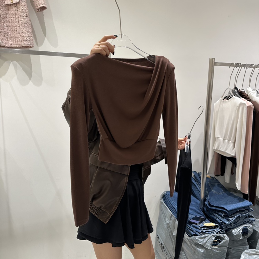 MAGNOLIA36-P韓國直郵東大門代購女裝新品人氣時尚長袖T恤MAGNOLIA36-P長袖T恤圖色2