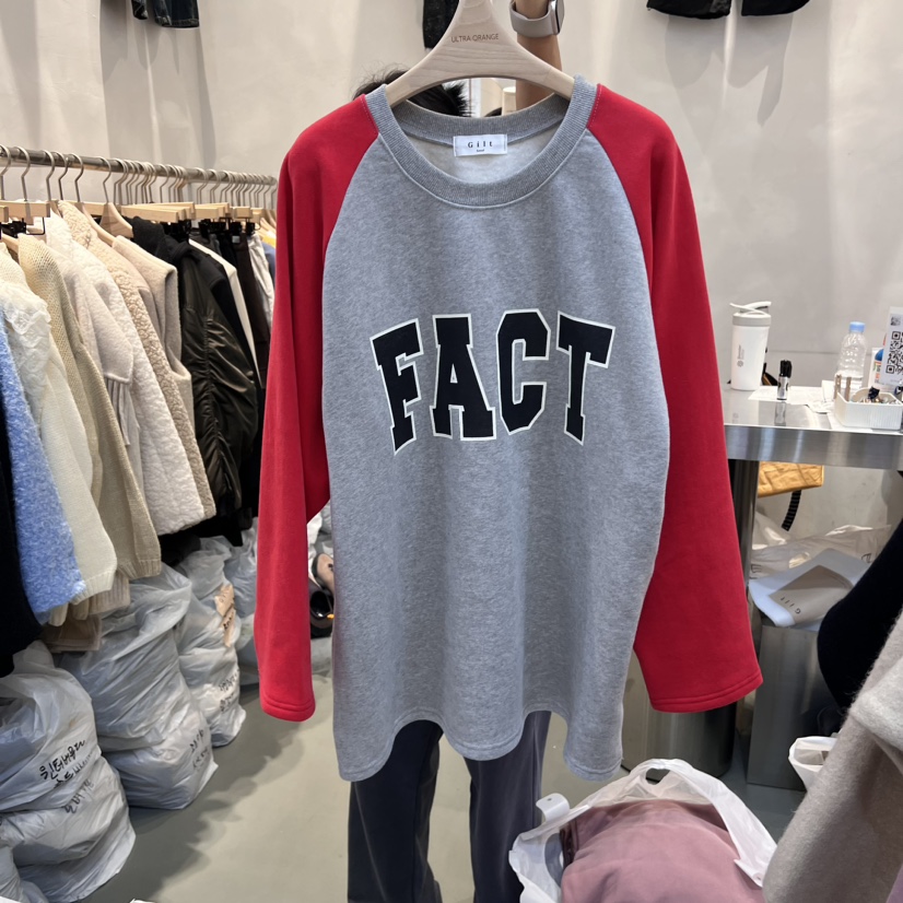 ULTRAORANGE韓國直郵女裝新款時尚推薦24秋冬人氣長袖T恤GILT/ULTRAORANGE長袖T恤圖色2