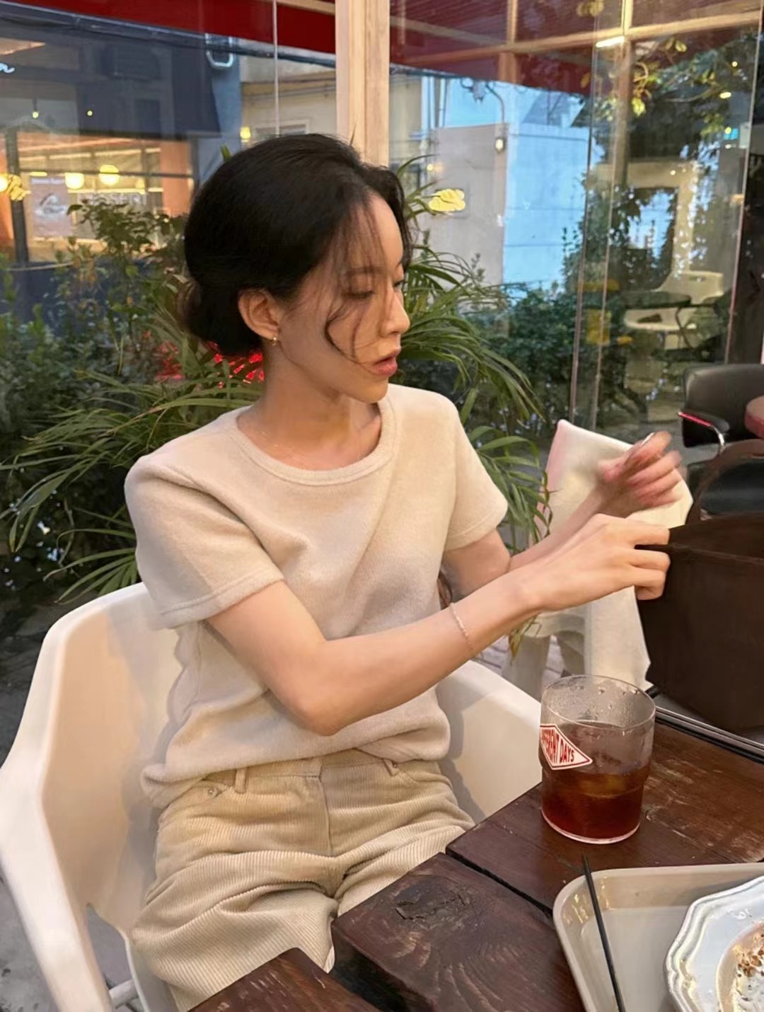 ALL OF US韓國直郵東大門實拍女裝新品人氣推薦24秋冬T恤ALL OF UST恤