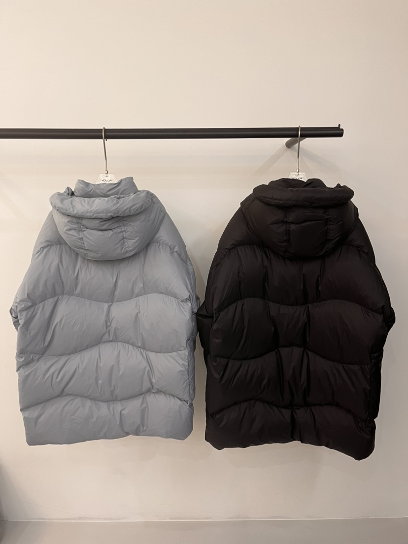 POUCH韓國直郵東大門實拍女裝新品24秋冬職業真品長款羽絨服POUCH長款羽絨服