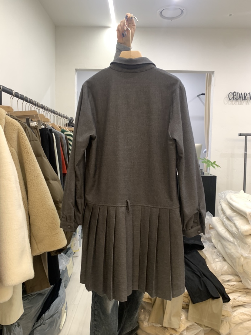 CEDARWOOD韓國直郵東大門實拍女裝新品真品時尚人氣連衣裙羊毛CEDARWOOD連衣裙