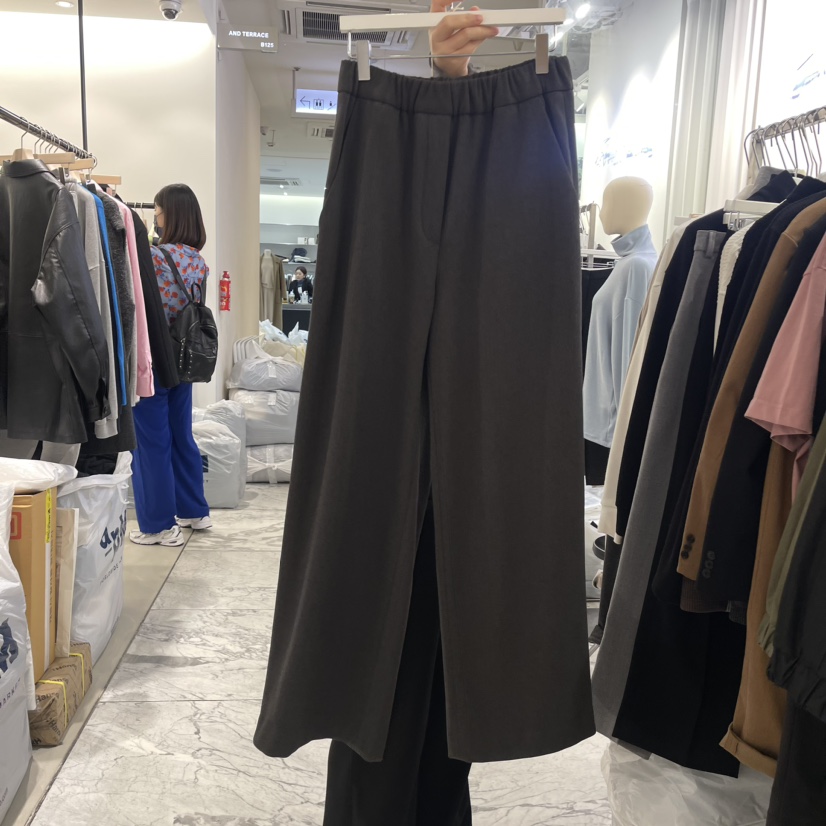 URBANE cloth韓國直郵東大門代購女裝新品人氣時尚休閑褲加絨URBANE cloth休閑褲圖色1