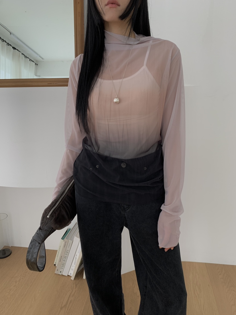US韓國直郵女裝新品推薦時尚真品人氣24秋冬休閑熱賣長袖T恤US長袖T恤圖色2