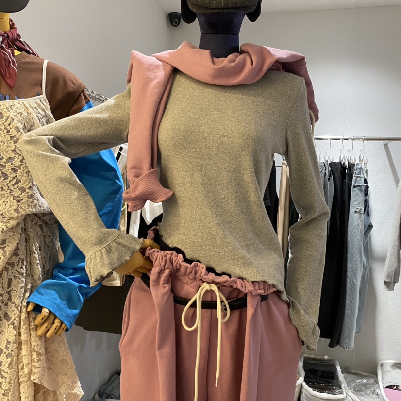 ARSERA直郵韓國代購女裝新品真品職業熱賣休閑時尚24秋冬長袖T恤ARSERA長袖T恤