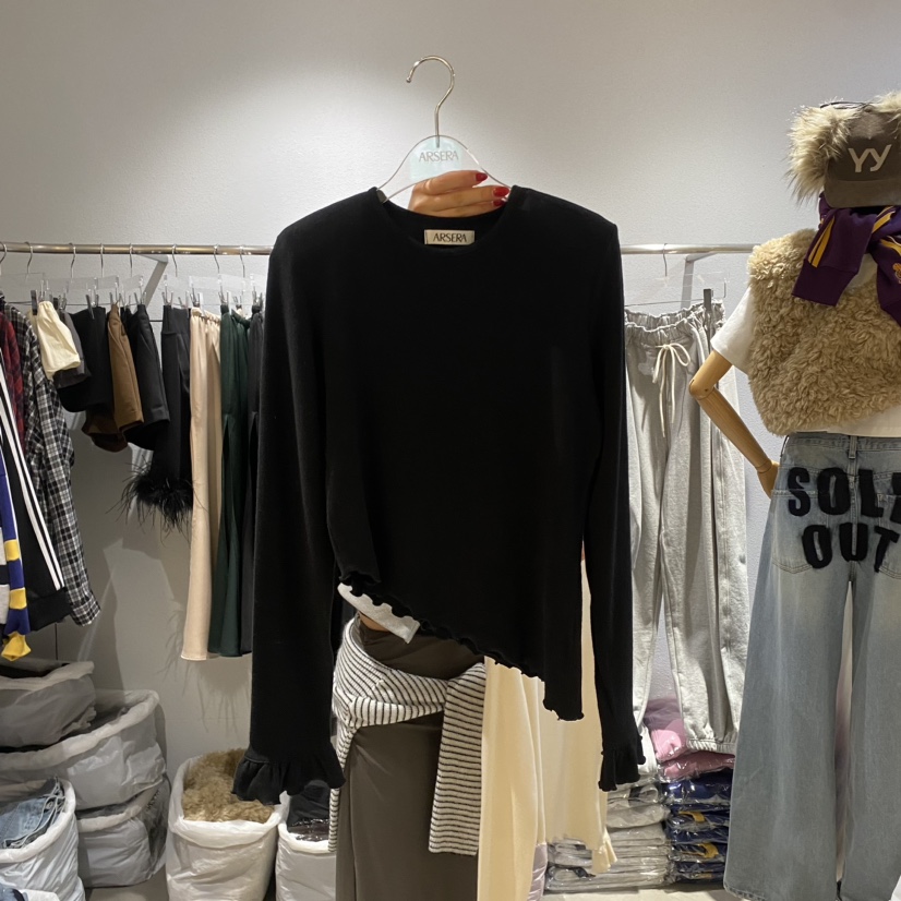 ARSERA直郵韓國代購女裝新品真品職業熱賣休閑時尚24秋冬長袖T恤ARSERA長袖T恤圖色3