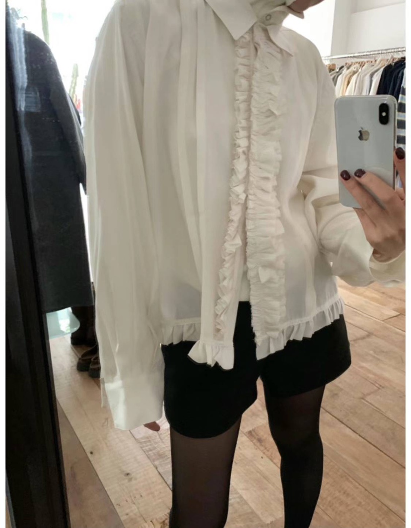 AIME HOPE MAKE韓國直郵東大門代購女裝新款休閑襯衫蕾絲衫AIME HOPE MAKE襯衫/蕾絲衫
