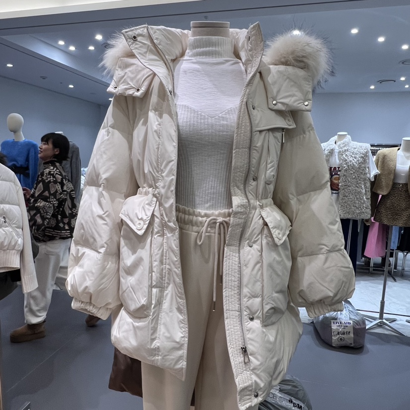 Butter-P韓國直郵女裝新品推薦職業真品短款羽絨服填充鴨絨Butter-P短款羽絨服圖色1