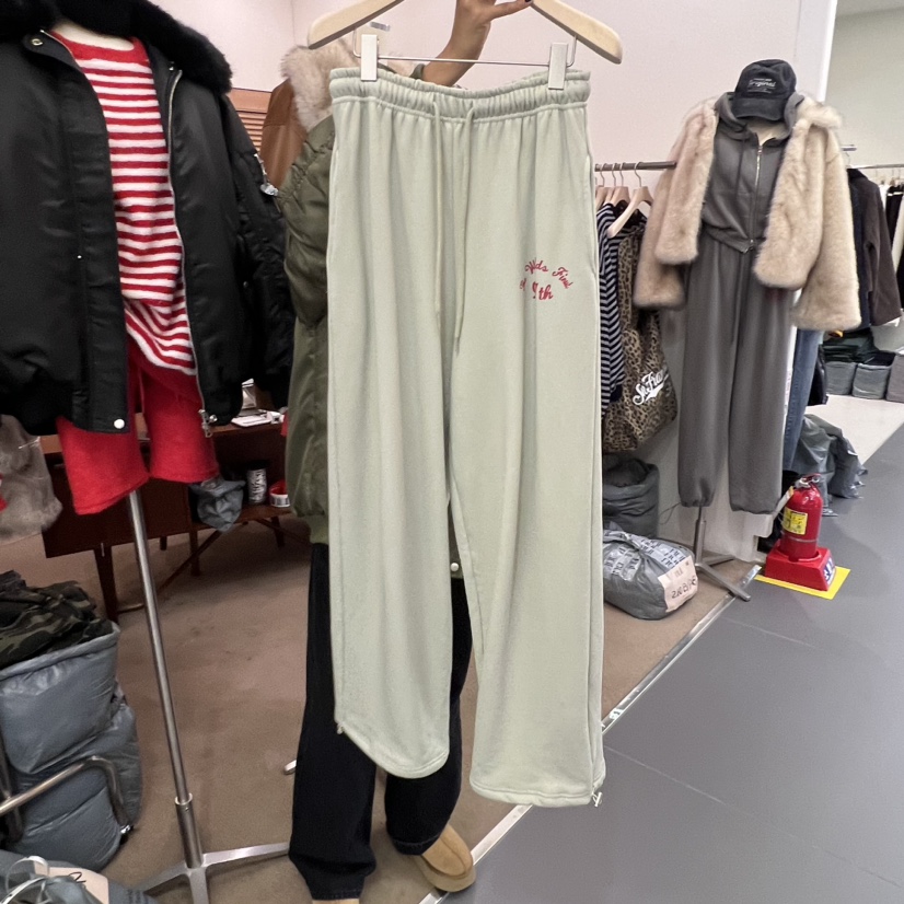 NUT直郵韓國代購女裝新品時尚人氣真品推薦熱賣休閑休閑褲加絨NUT休閑褲圖色2