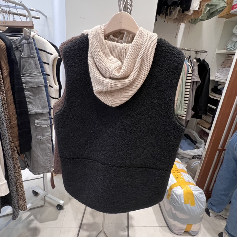 UTH___直郵韓國代購女裝新款職業熱賣真品人氣推薦休閑馬甲J&C/J.BLANC馬甲