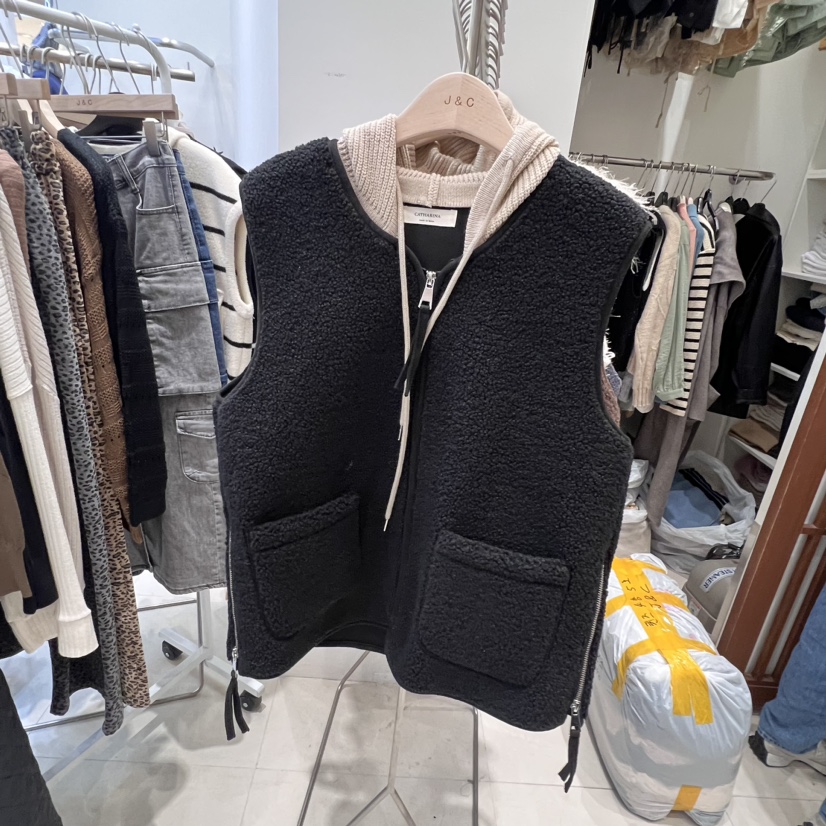 UTH___直郵韓國代購女裝新款職業熱賣真品人氣推薦休閑馬甲J&C/J.BLANC馬甲