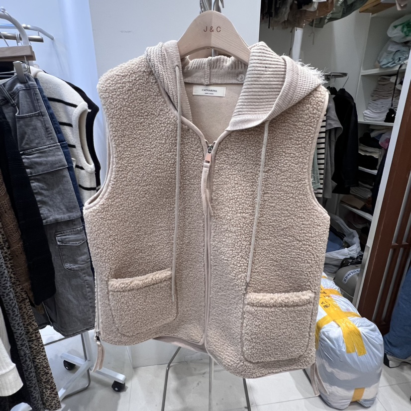 UTH___直郵韓國代購女裝新款職業熱賣真品人氣推薦休閑馬甲J&C/J.BLANC馬甲圖色3