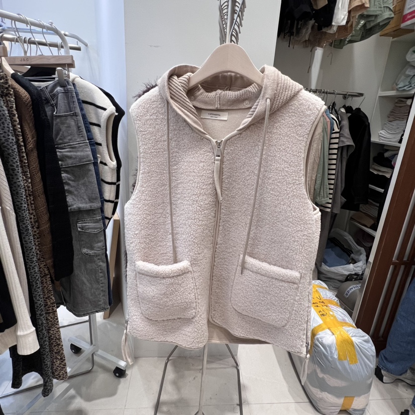 UTH___直郵韓國代購女裝新款職業熱賣真品人氣推薦休閑馬甲J&C/J.BLANC馬甲圖色4
